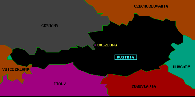 Map of   Austria