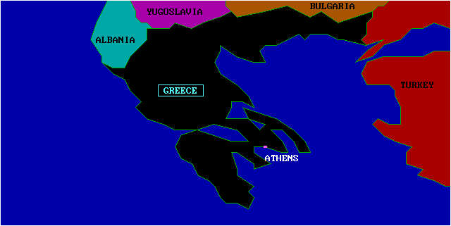 Map of  Greece