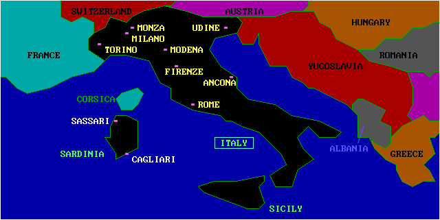 Map of   Italy