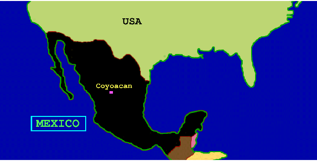Map of  Mexico