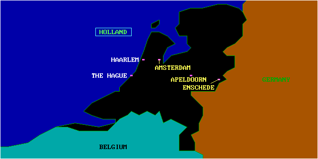 Map of The Netherlands