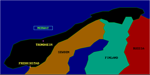 Map of Norway