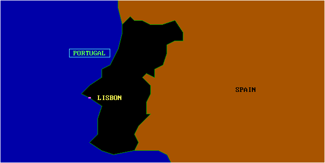 Map of  Portugal